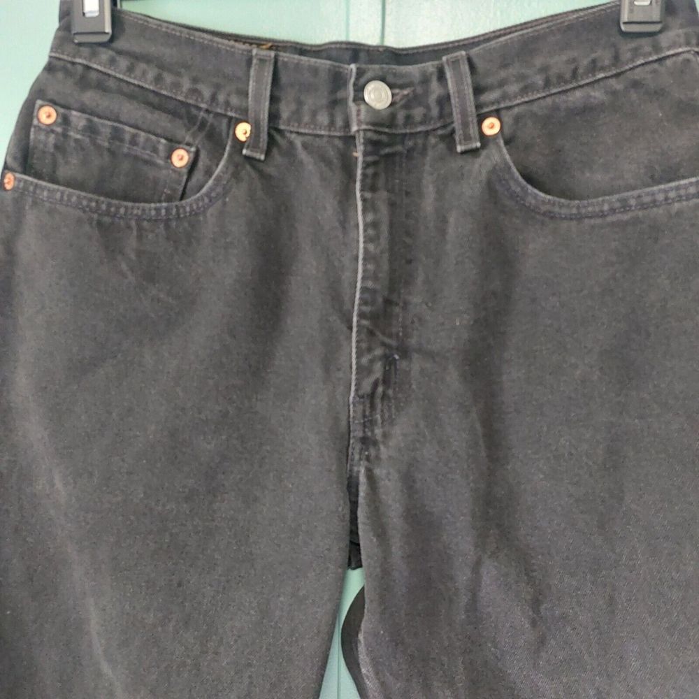 Levi’s Red Tab 550 Relaxed Fit Denim Jeans Men's 30x32.5 Black - Picture 2 of 7